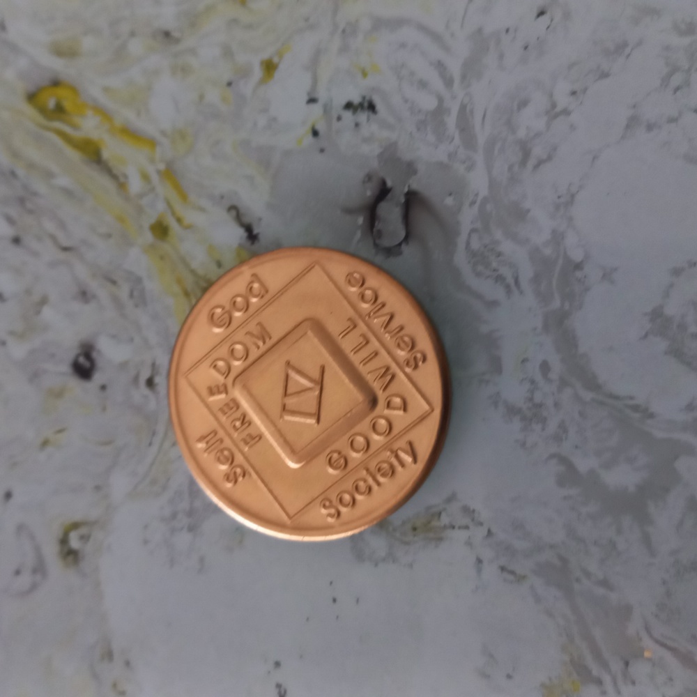 4 Years Clean N.A Medallion.